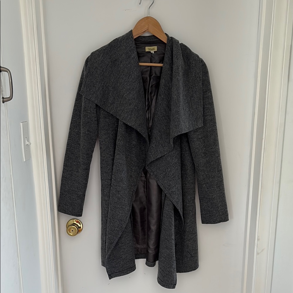 Piko 1988 Gray Trench Coat with Waterfall Front